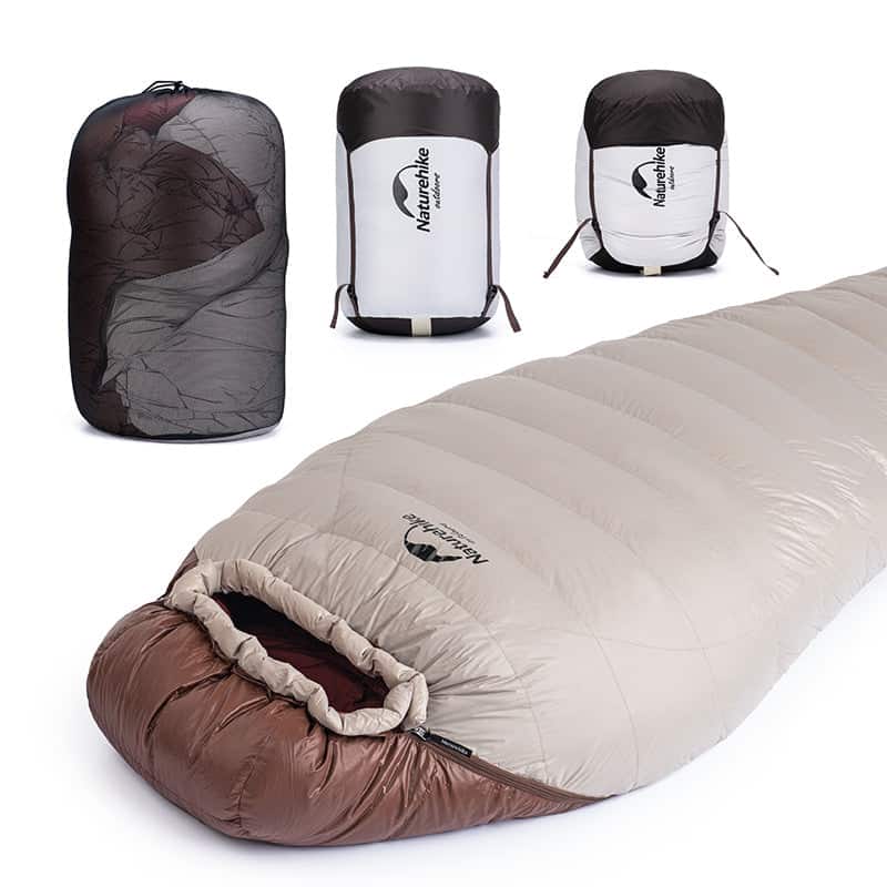 Naturehike Snowbird Mummy duck down winter Sleeping Bag (Various Sizes and Ratings )