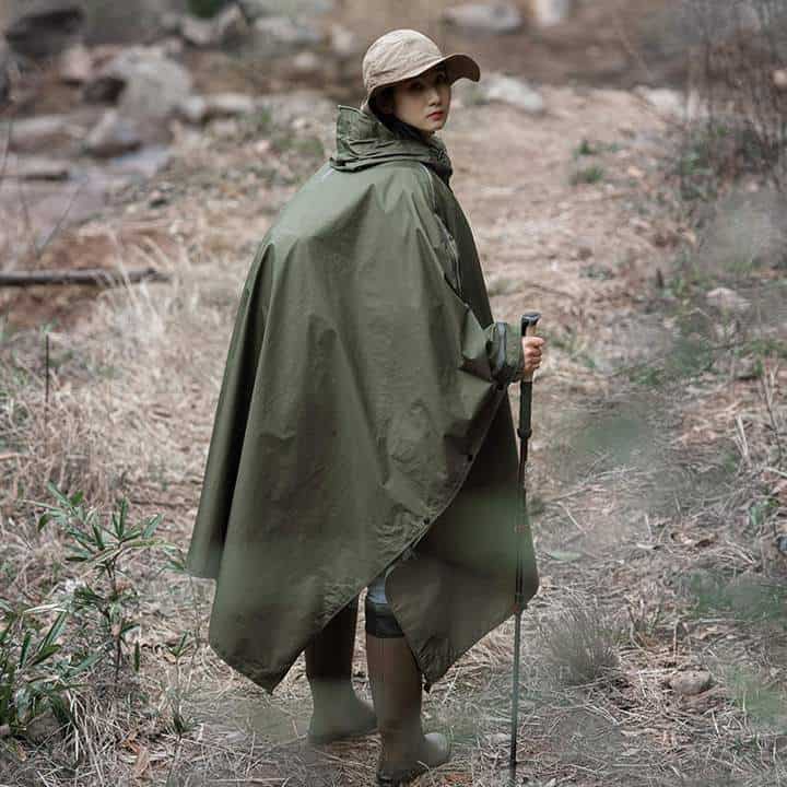 Naturehike Waterproof Breathable Raincoat Green