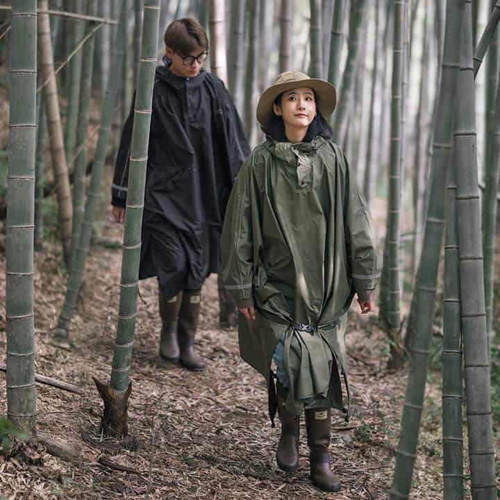 Naturehike Waterproof Breathable Raincoat Black