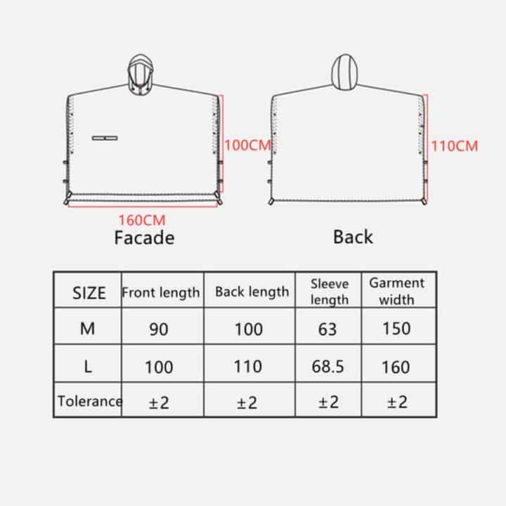 Naturehike Waterproof Breathable Raincoat Green