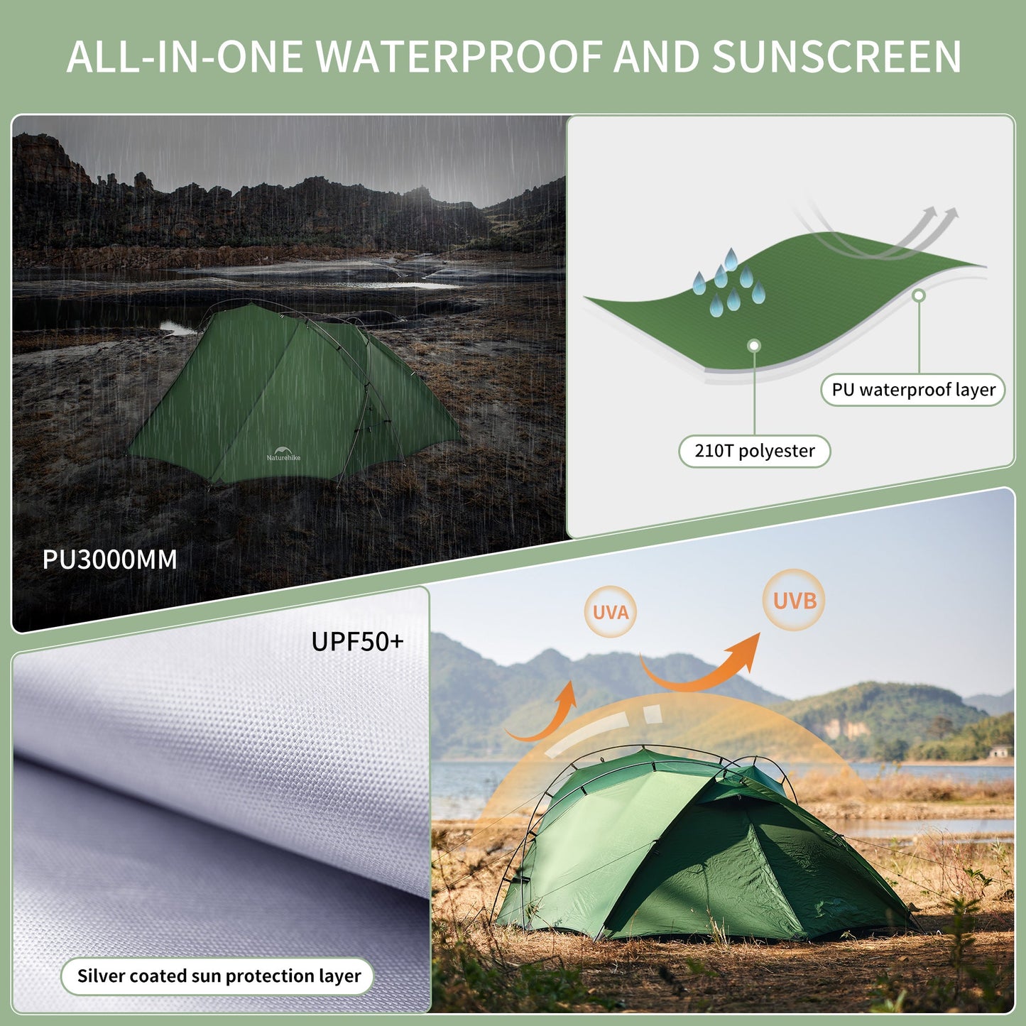 Naturehike Hillock 6 (Various Colours)