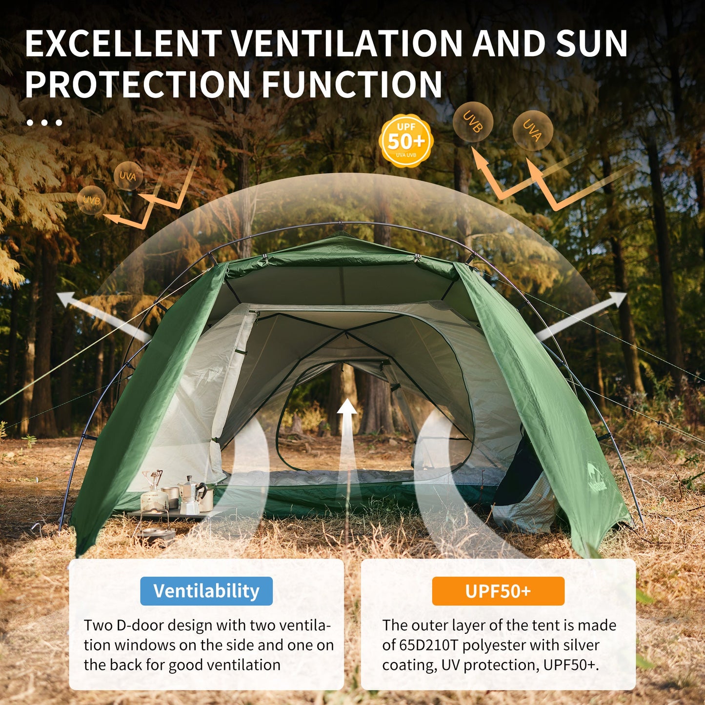 Naturehike Hillock 6 (Various Colours)