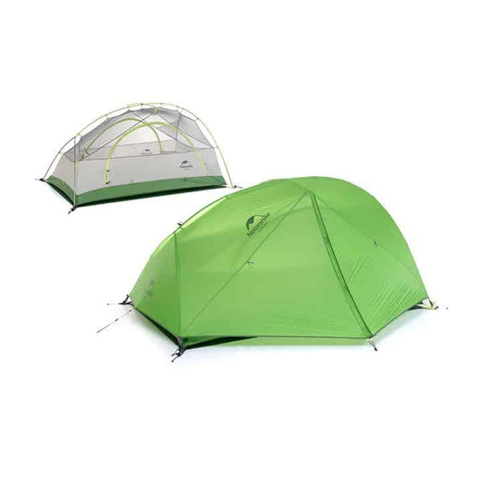 Naturehike Star-River 2 Lightweight 2-Man Tent With Mat (Various Colours)