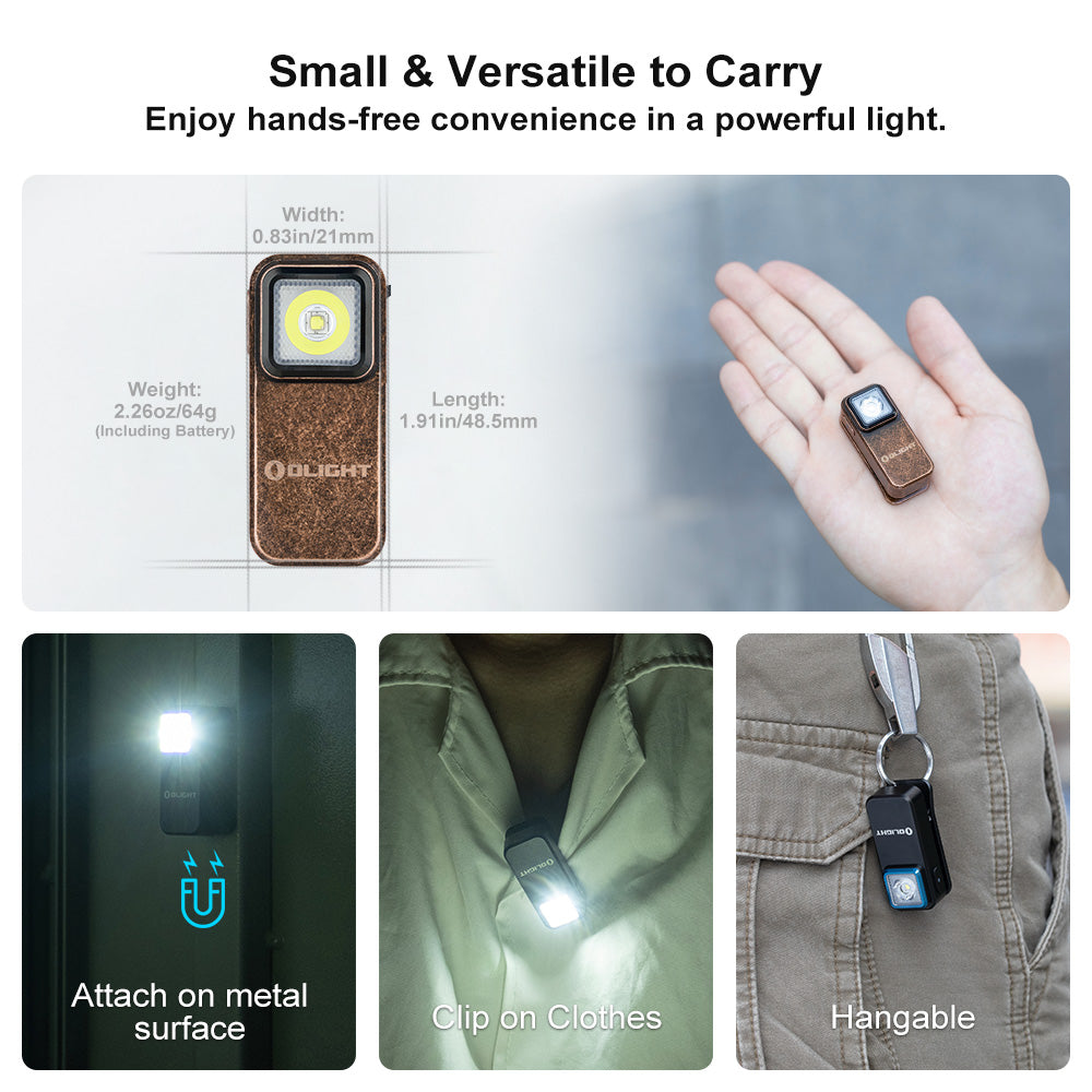 O Light Oclip Clip Light with White and Red Light