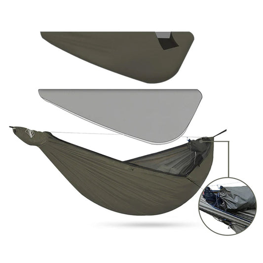 Onewind Airstream 11' Hammock with Detachable Zipper Bugnet and Wind Sock