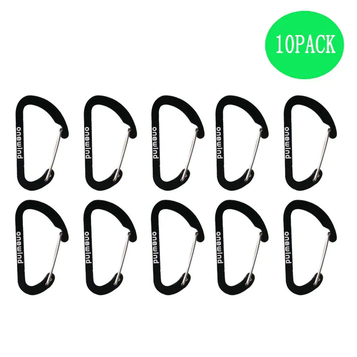 Onewind Aluminium Carabiner Quickdraws (10 Pack)