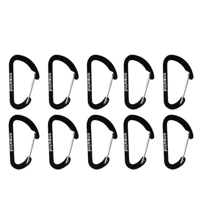 Onewind Aluminium Carabiner Quickdraws (10 Pack)