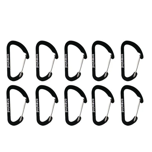 Onewind Aluminium Carabiner Quickdraws (10 Pack)