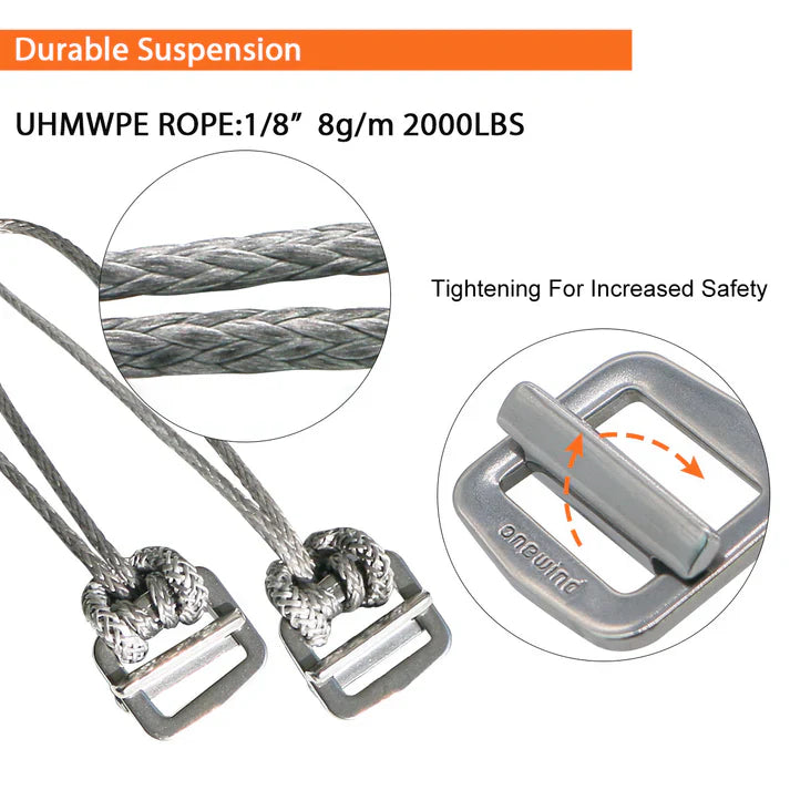 Onewind Hammock Tree Straps - Blue