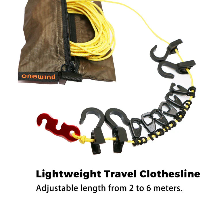 Onewind Lightweight Travel And Camping Clothesline