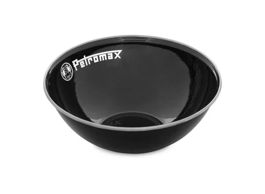 Petromax Set of 2 Enamel Bowls - Black (Various Sizes)