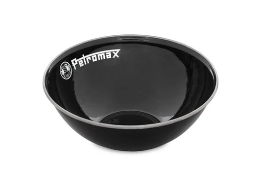 Petromax Set of 2 Enamel Bowls - Black (Various Sizes)