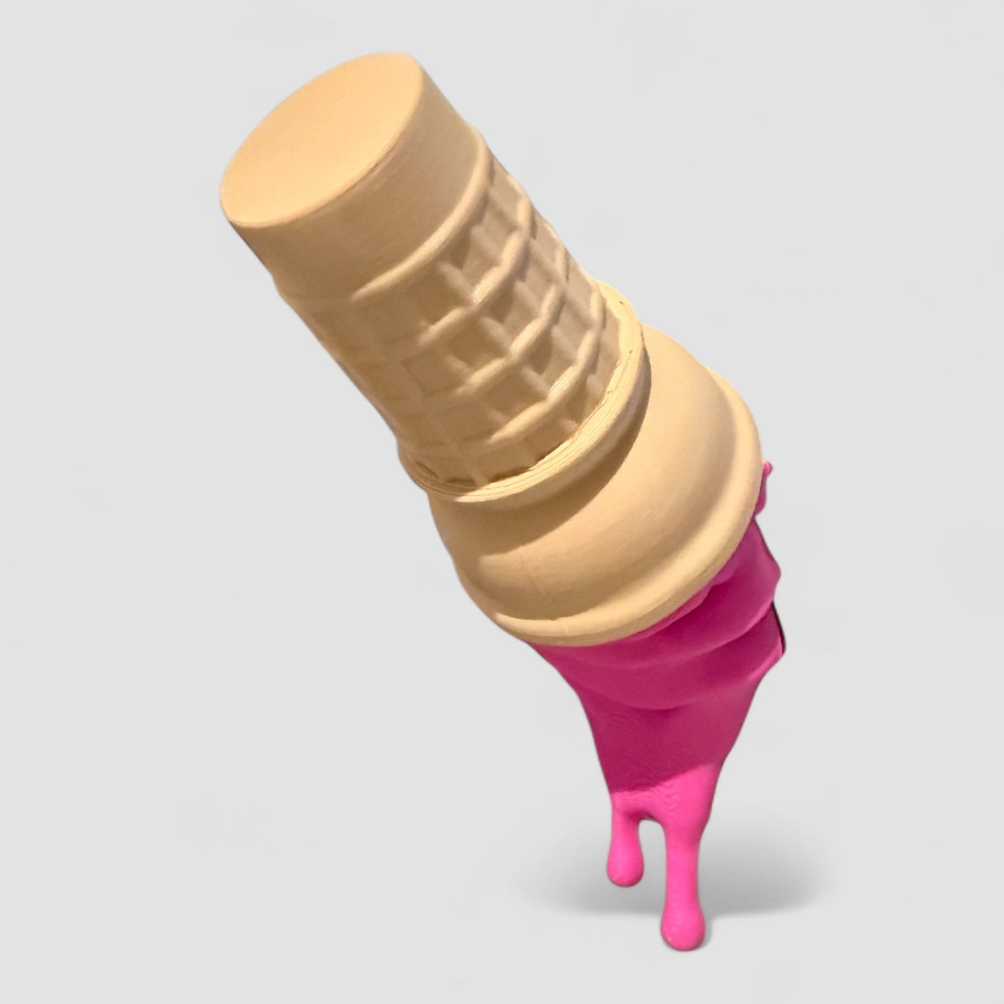 Melting Ice Cream Wall Hook | Fridge Magnet | 3D Printed Home Decor | Colourful Hook Set