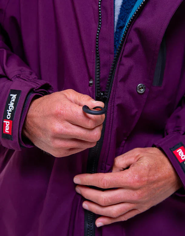 Red Original EVO  Long Sleeve Changing Robe - Mulberry Wine (XL)