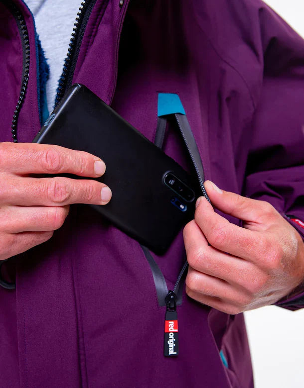 Red Original EVO  Long Sleeve Changing Robe - Mulberry Wine (XL)