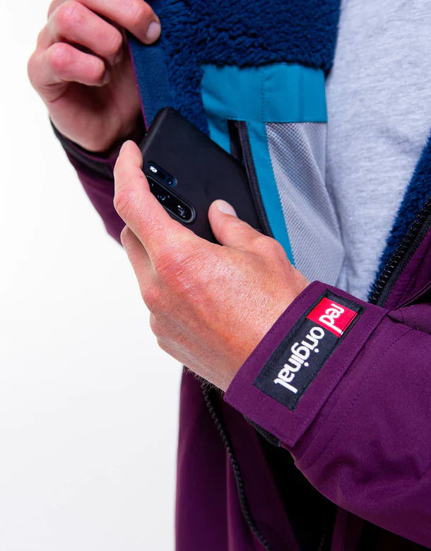 Red Original EVO  Long Sleeve Changing Robe - Mulberry Wine (XL)