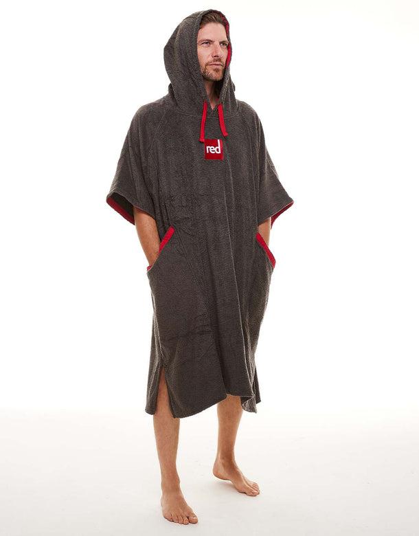 Red Original  Quick Dry Microfibre Changing Robe - Grey