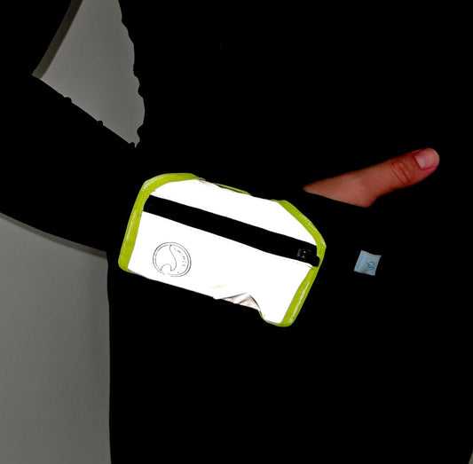 Hi Vis Reflective Wrist Wallet Key Holder