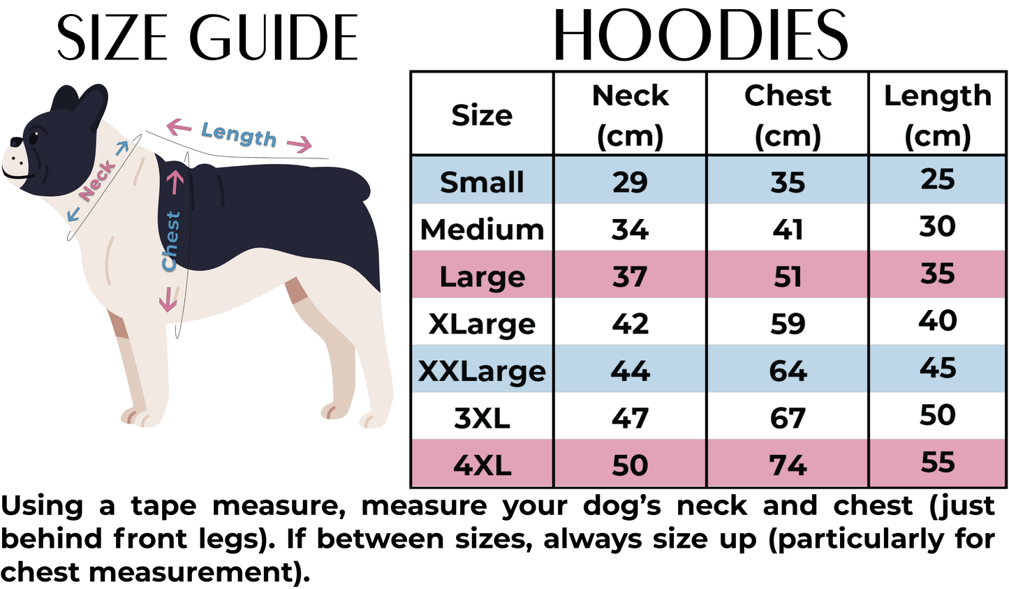 Dog Hoodie - Light Pink