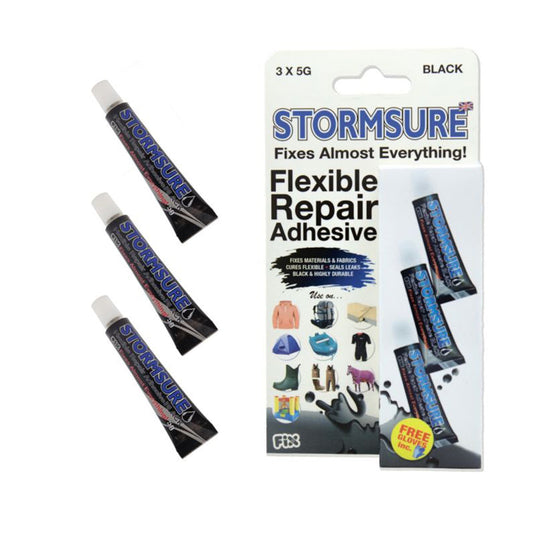 Stormsure Flexible Repair Adhesive  (Clear/ Black)
