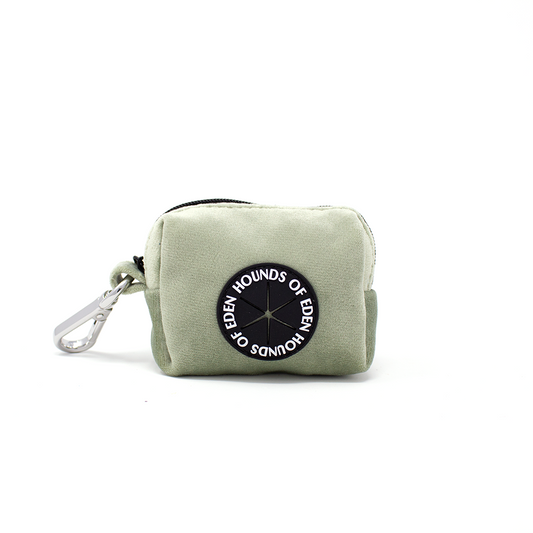 Sage Mist - Velvet Poop Bag/Treat Holder