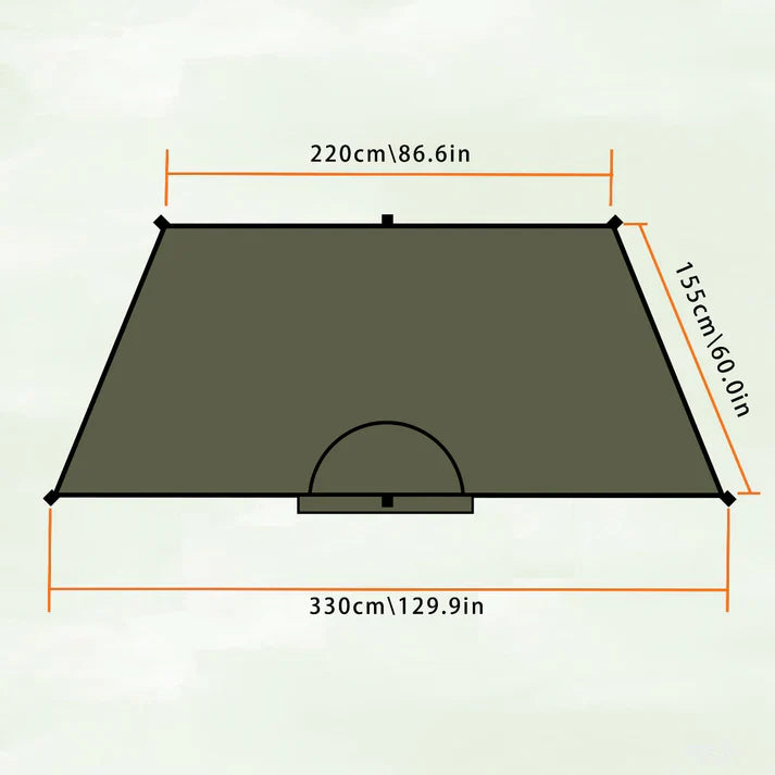 Onewind Solitary Ultralight Single-Topped Cape Shelter
