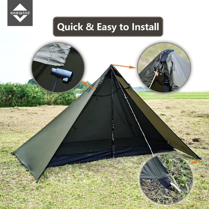 Onewind Solitary Ultralight Single-Topped Cape Shelter