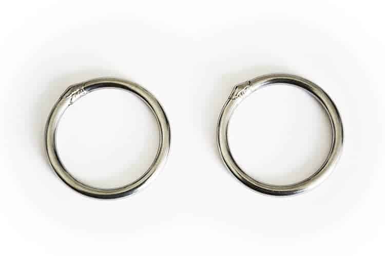 Steel Hammock Rings (x2)