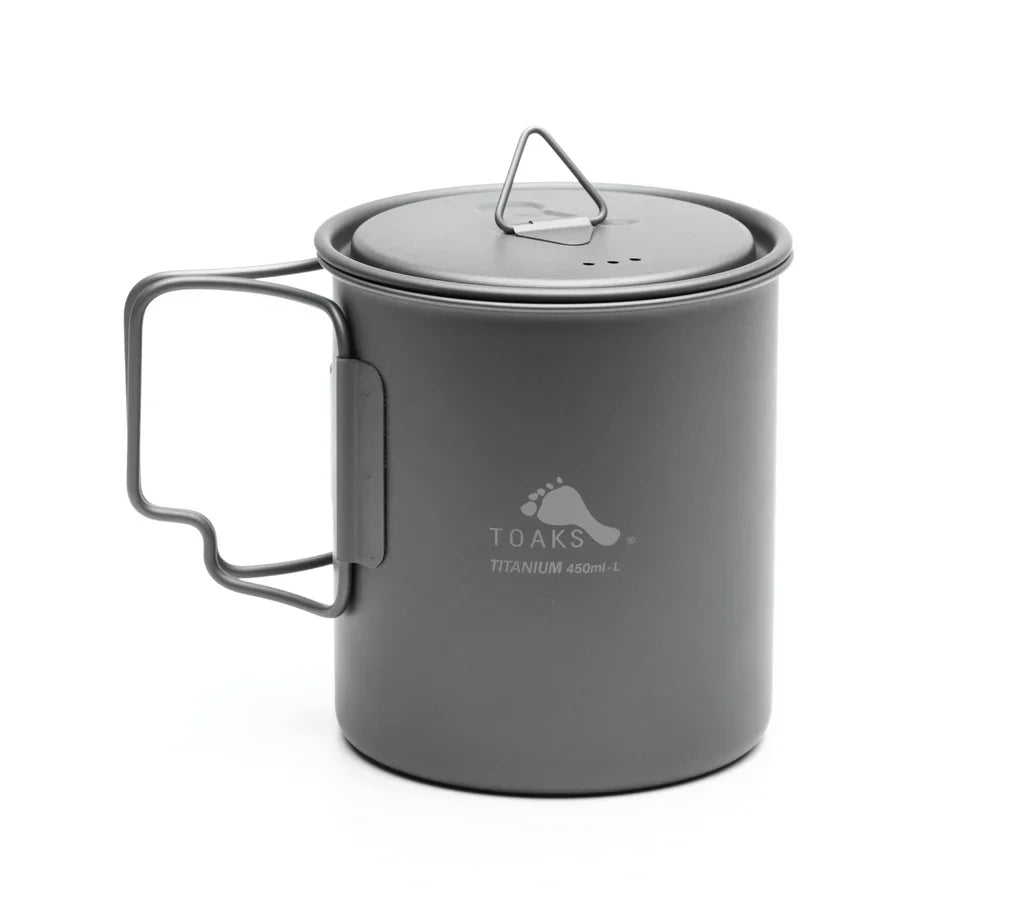 Toaks Light Titanium 450ml Cup with Lid (Ultralight Version)