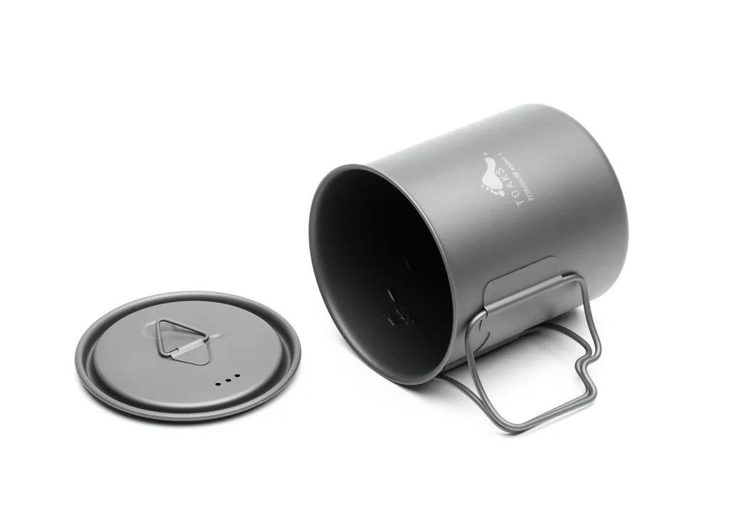 Toaks Light Titanium 450ml Cup with Lid (Ultralight Version)