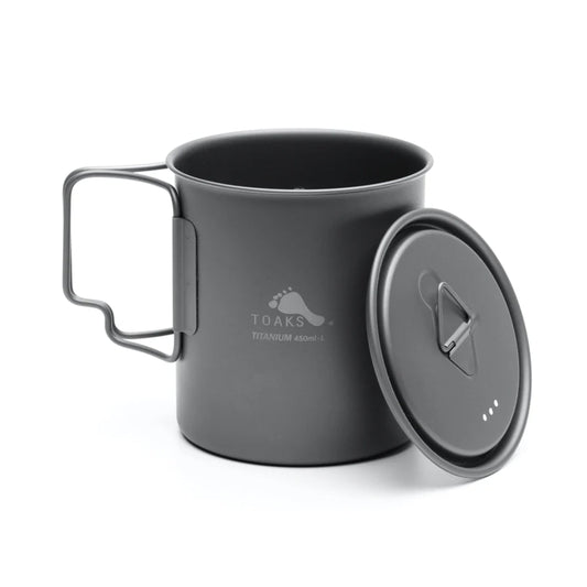 Toaks Light Titanium 450ml Cup with Lid (Ultralight Version)