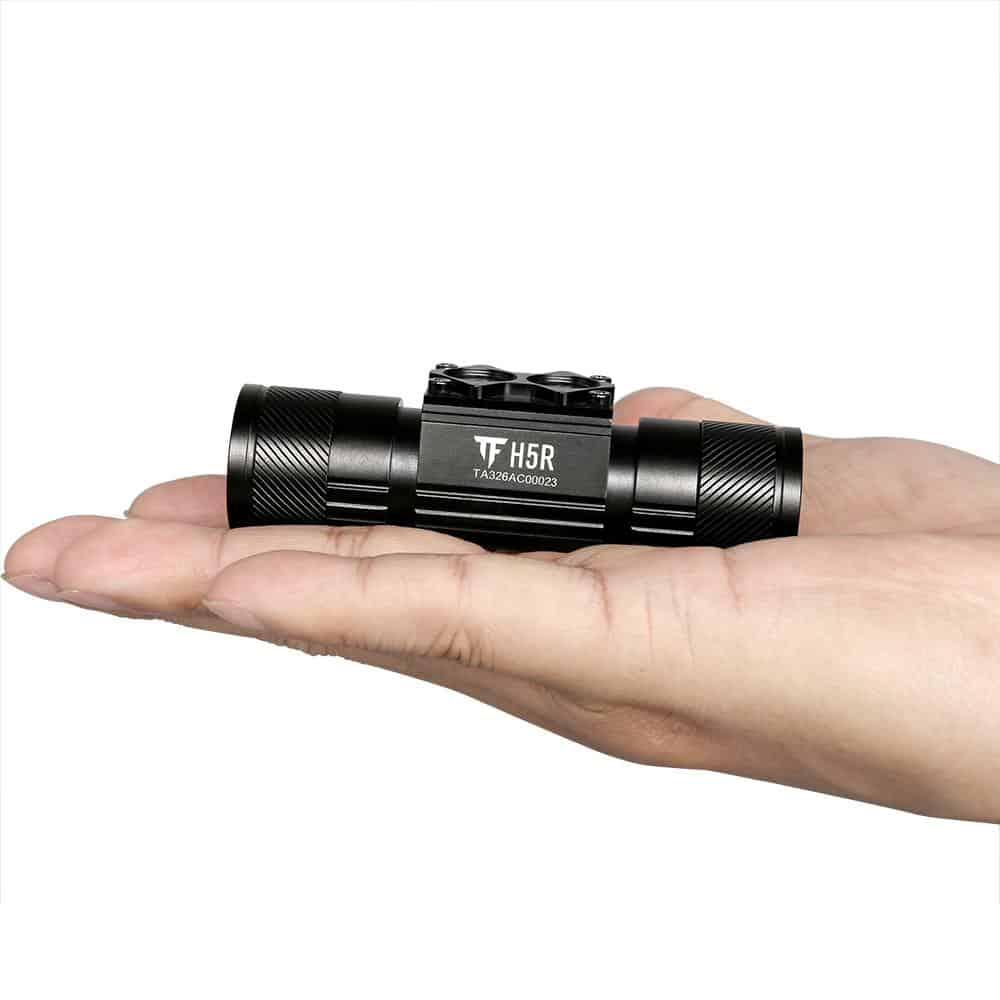 Trustfire H5R Headlamp 600 Lumens 18650 Battery Light IP68
