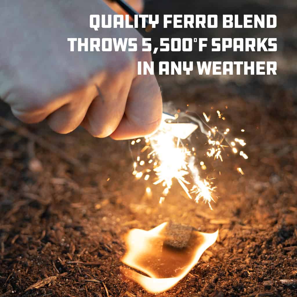 UCO Survival Fire Starter Black