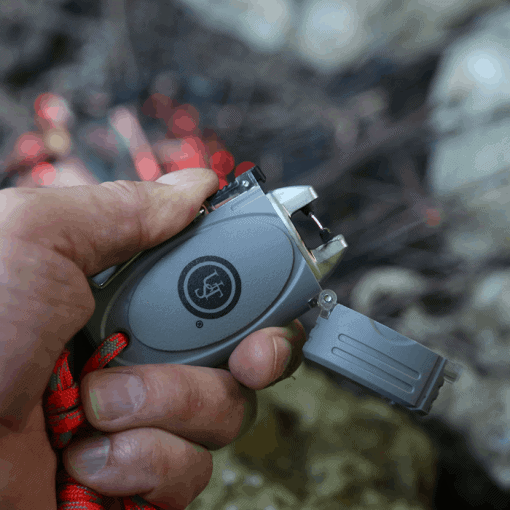 UST TekFire LED Fuel-Free Lighter, Orange