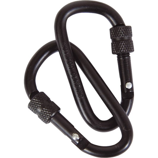 Web-Tex Warrior Locking Carabiners (Various Sizes)