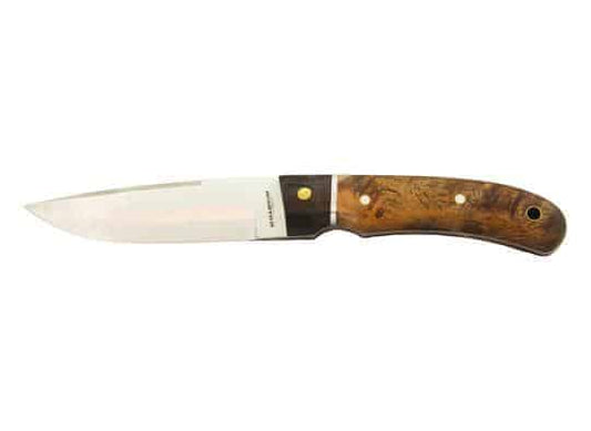 Whitby Pakkawood and Burlwood Sheath Knife (4.5")