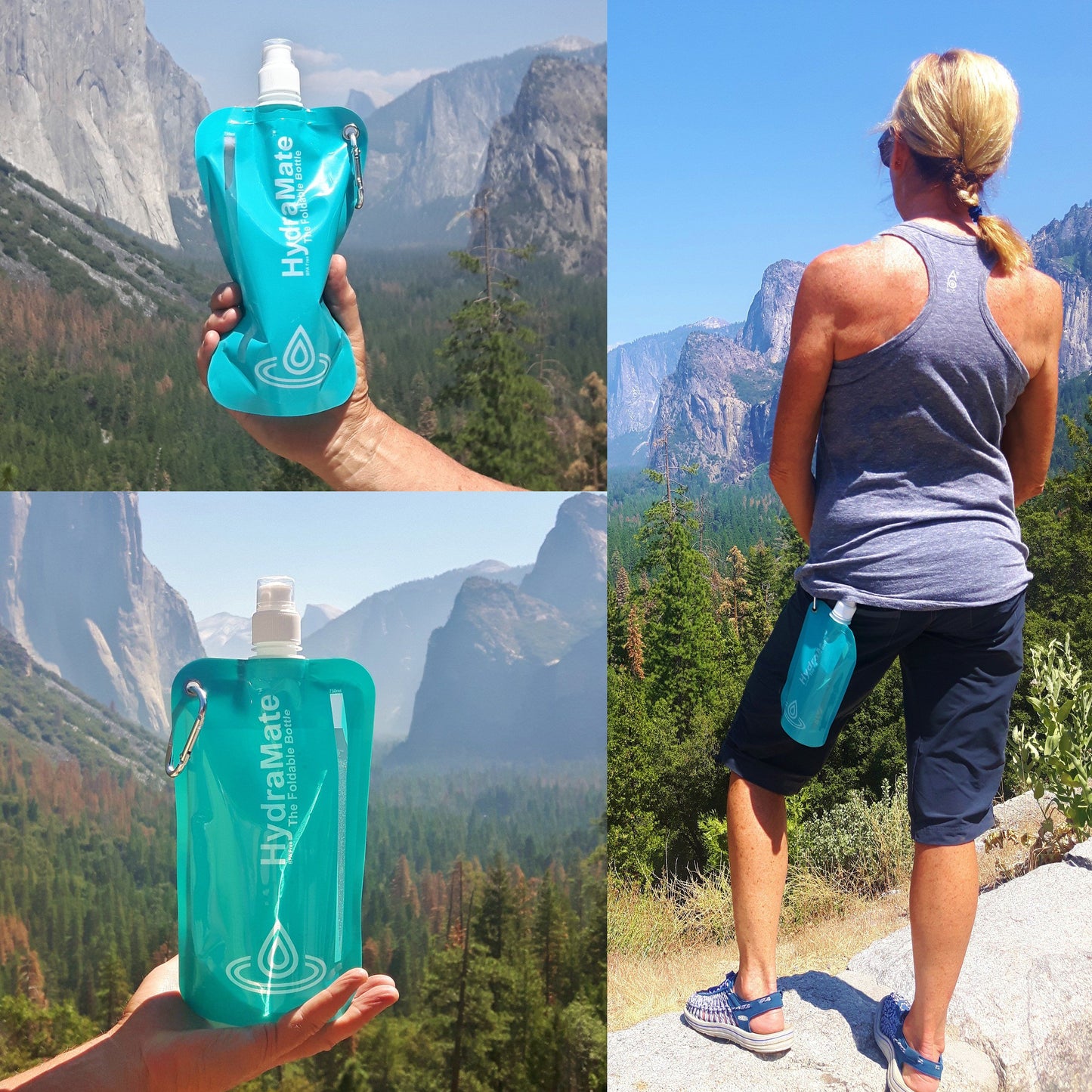 HydraMate Foldable Bottle - Collapsible 750ml