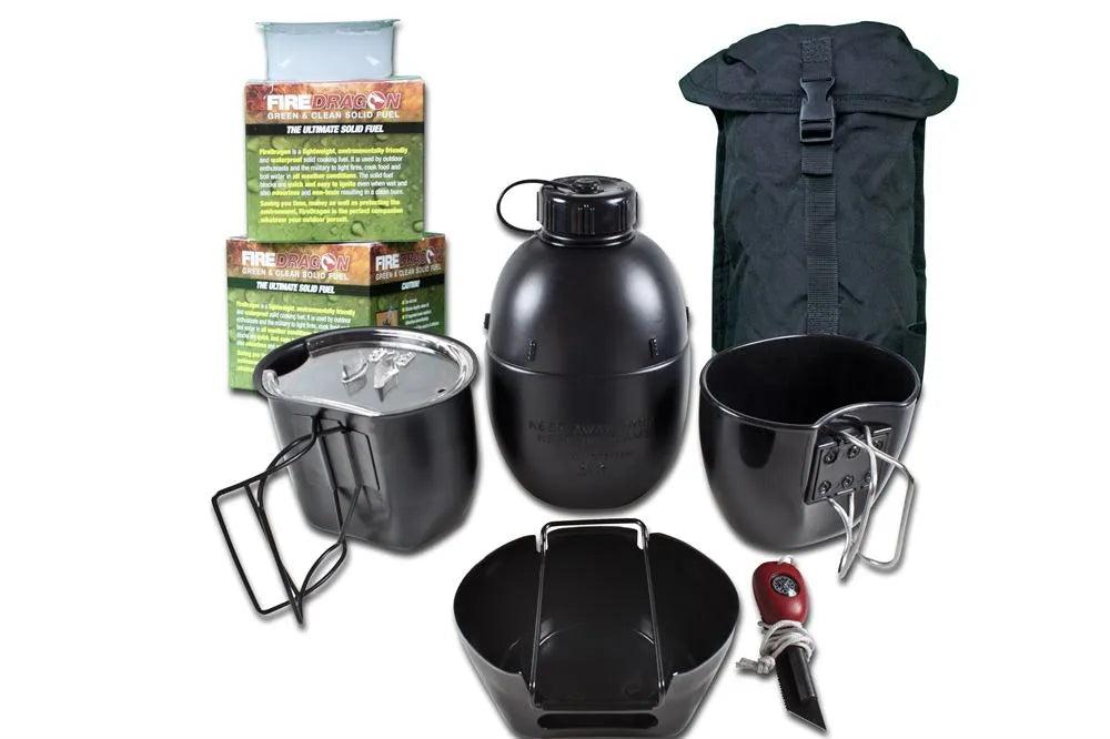 BCB Crusader Cooking System I (6 Piece Set) (Black pouch)