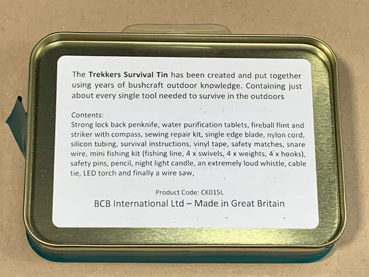 BCB TREKKER Survival Tin
