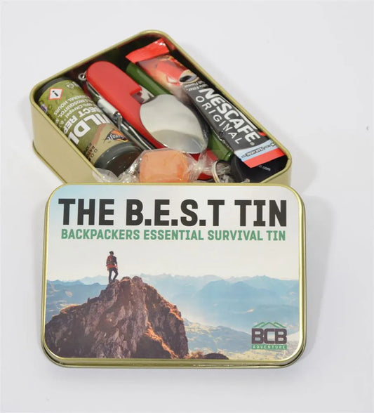BCB Backpacker Essentials Survival Tin BEST
