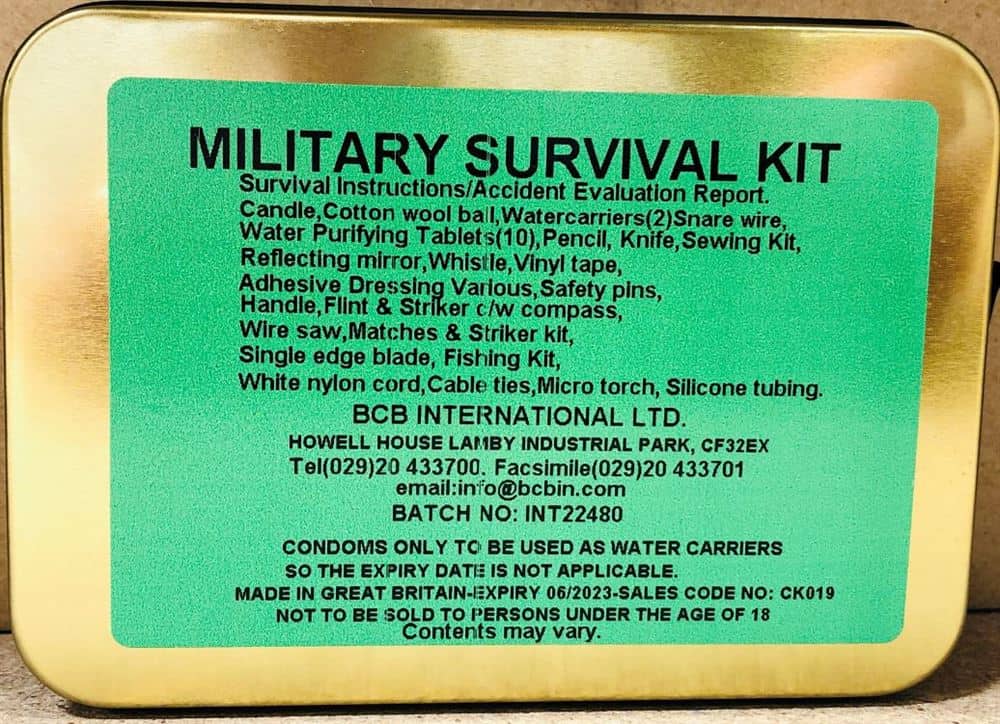 BCB Military Survival Kit