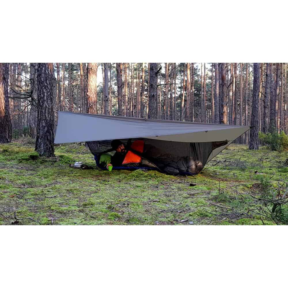 Bushmen Ultralight Tarp 2x3 - Dark Olive