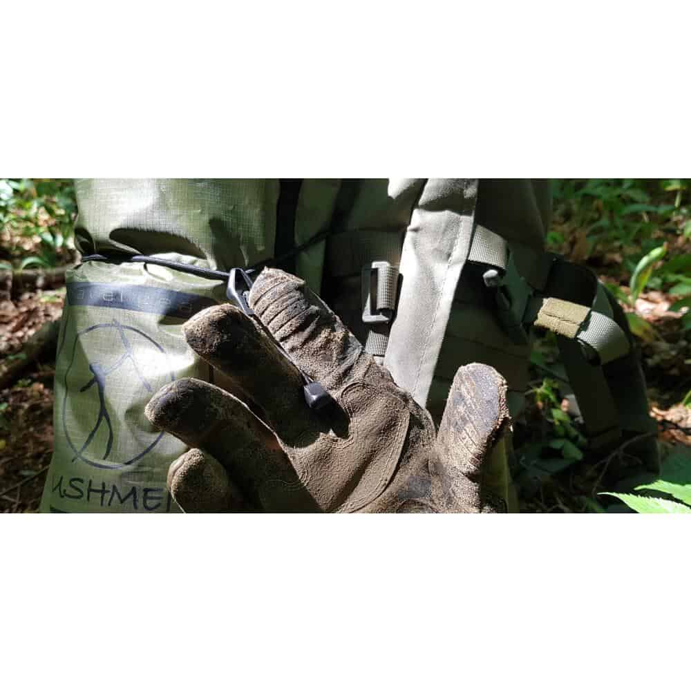 Bushmen ULTRALIGHT Tensioning Cords - Black/Orange