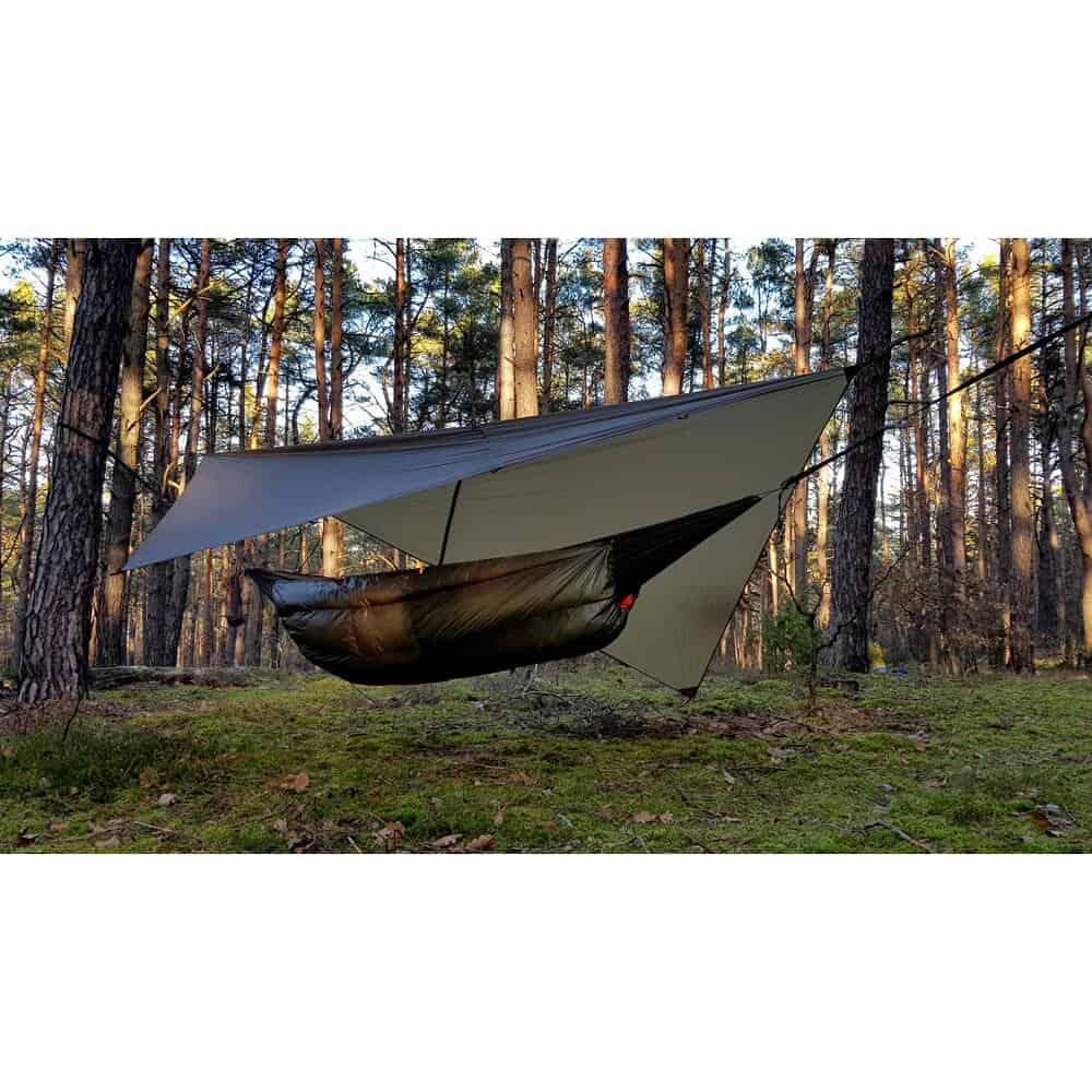 Bushmen Vagabond Hammock Set – Dark Olive