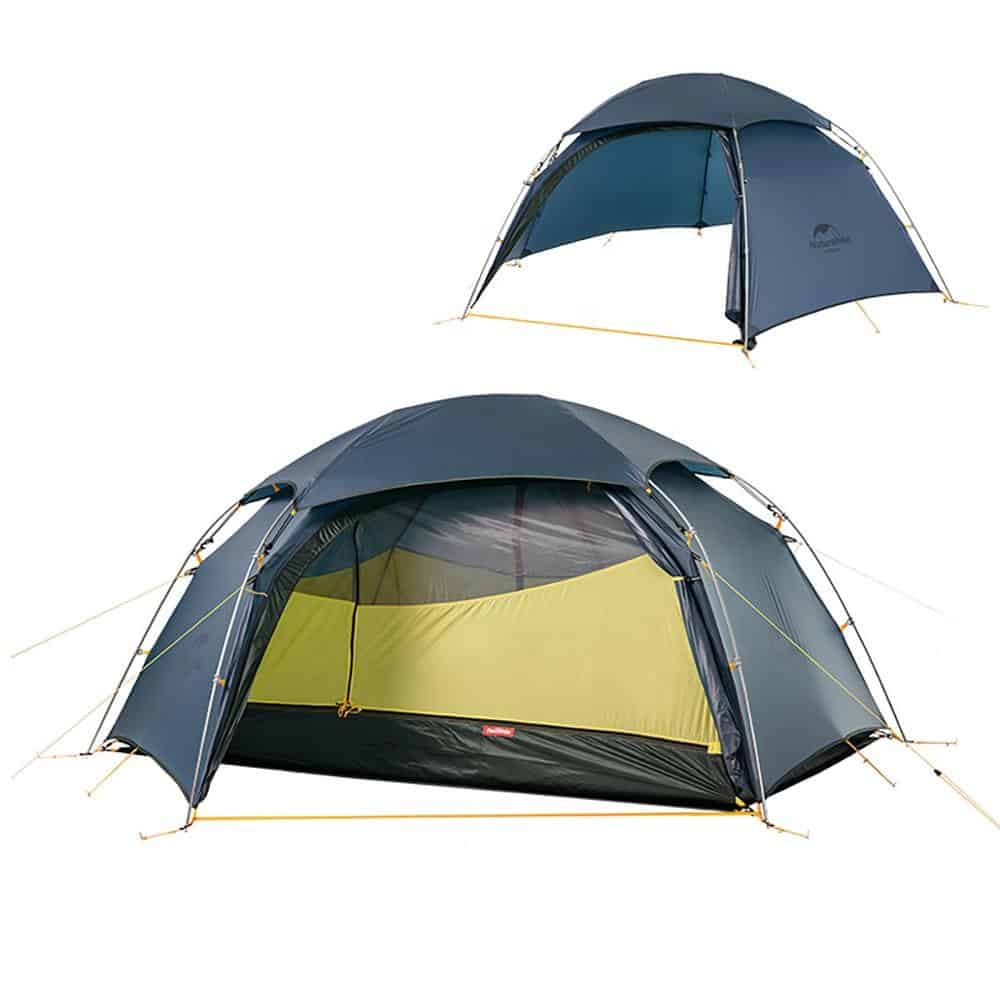 Naturehike Cloud Peak 2 man Tent 4 seasons 15D – Blue With Mat