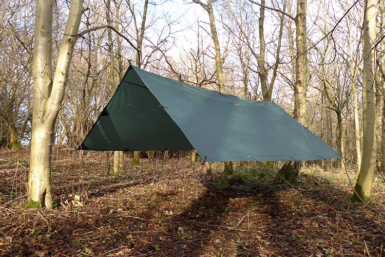 DD 3.5 x 3.5 Olive Green Tarp