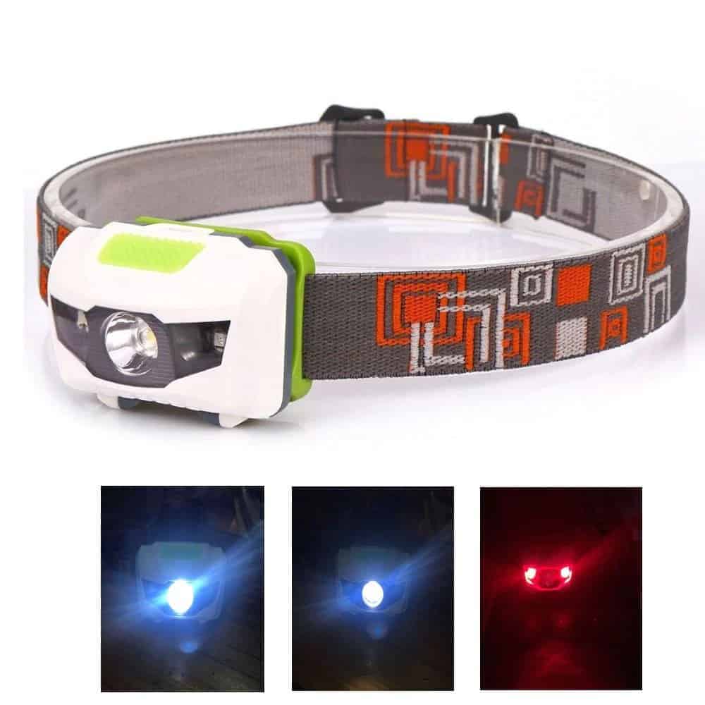 AloneFire HP30 Red / White LED  Light Headlamp