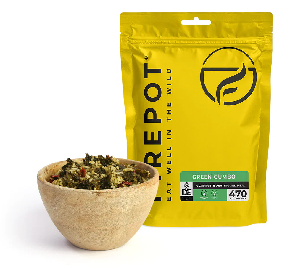 Firepot Green Gumbo Dehydrated Meal (Vegan - 110g)