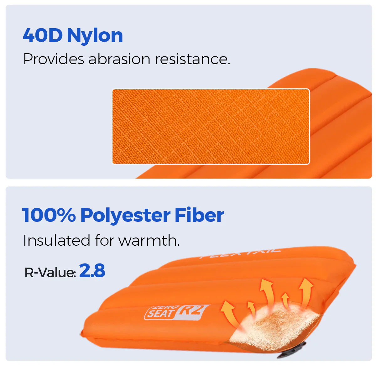 Flextail Zero Seat Lightweight Inflatable Outdoor Seat Cushion