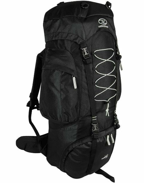 Highlander Rambler Rucksack 88L Black / Silver